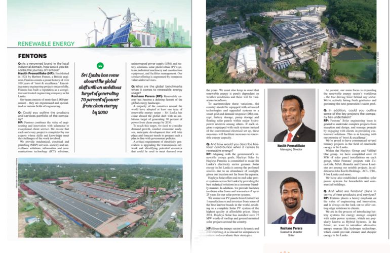 Renewable energy in Sri Lanka