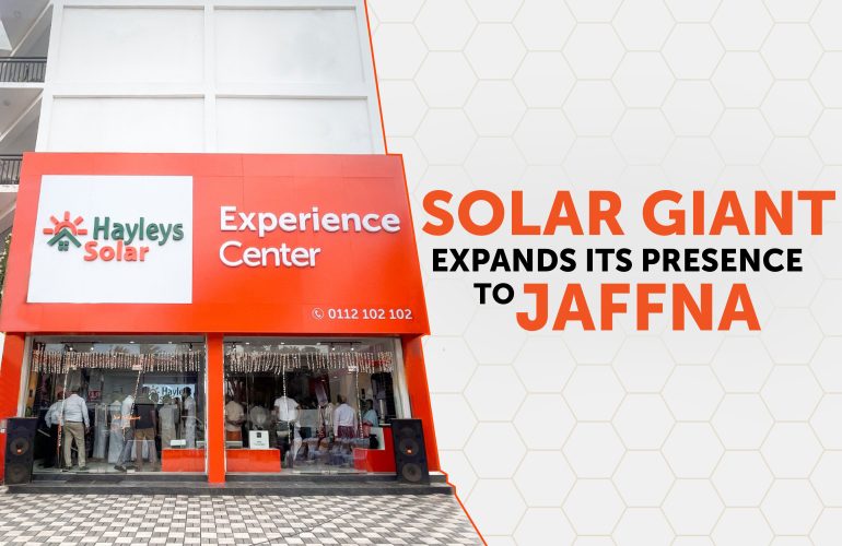 Hayleys Solar Experience Centre in Jaffna
