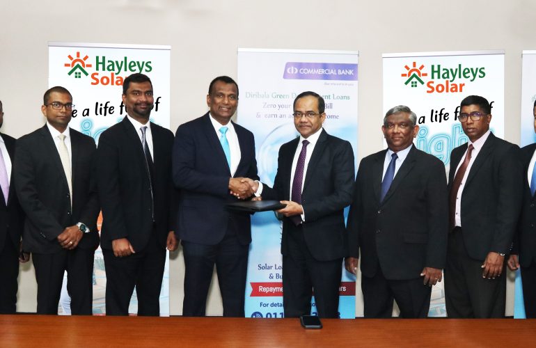 hayleys solar and commercial bank partnership event