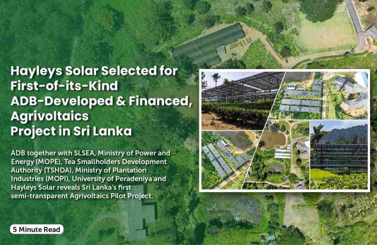 Agrivoltaics Project in Sri Lanka