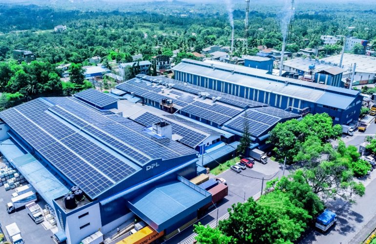 dpl dipped products plc rooftop solar installation by hayleys solar