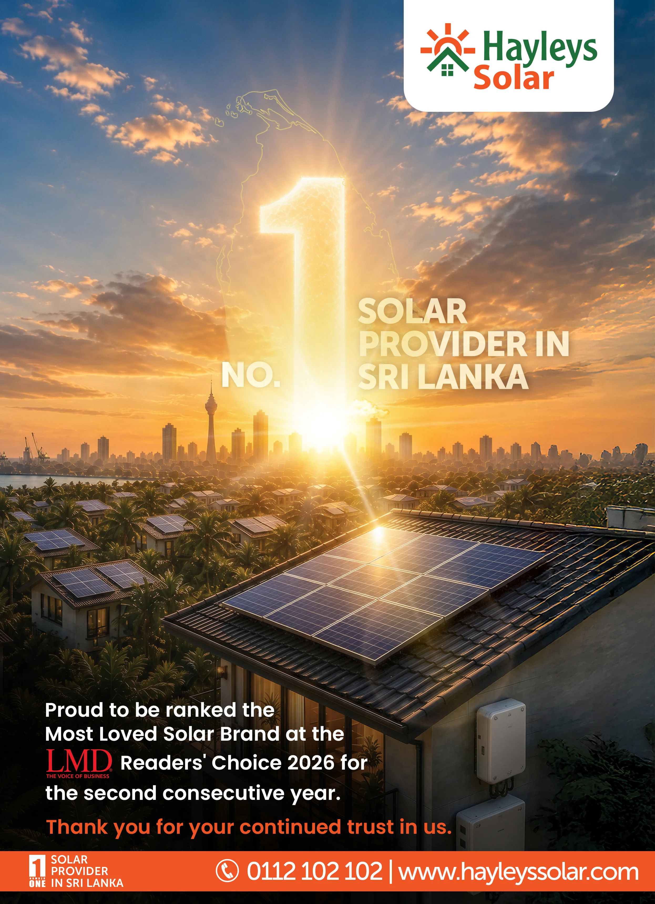 Hayleys Solar – No.1 Solar Provider in Sri Lanka